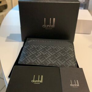 NWT Dunhill London Mens Wallet all Inclusive!!